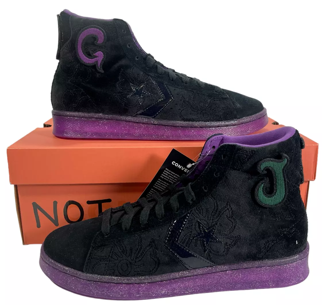 Converse x Joe Freshgoods Pro Leather Hi Sneakers Men s Shoe Black Suede 170645C