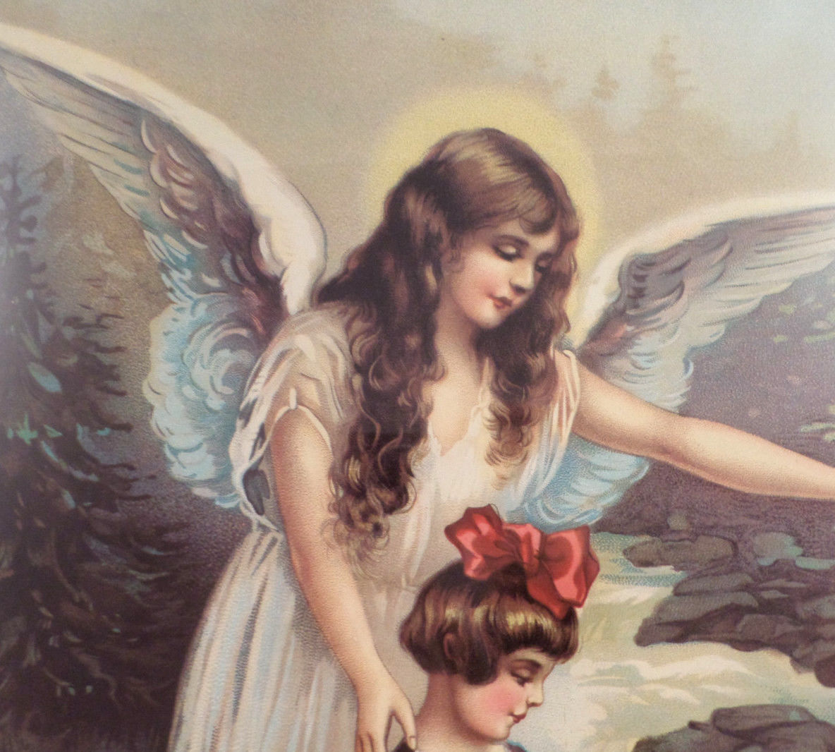 Victorian Lithograph Print 