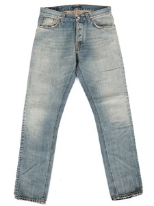 Nudie-Men-039-s-Regular-Fit-Jeans-Fearless-Freddie-Scribble-Deni-W31-2-Wahl