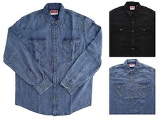 Wrangler Premium Quality Men's Shirt Western Yolk Snap-Up Front, Long Sleeve