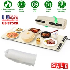 Electric Silicone Food Warming Mat Winter Food Warming Heating Tray For Party