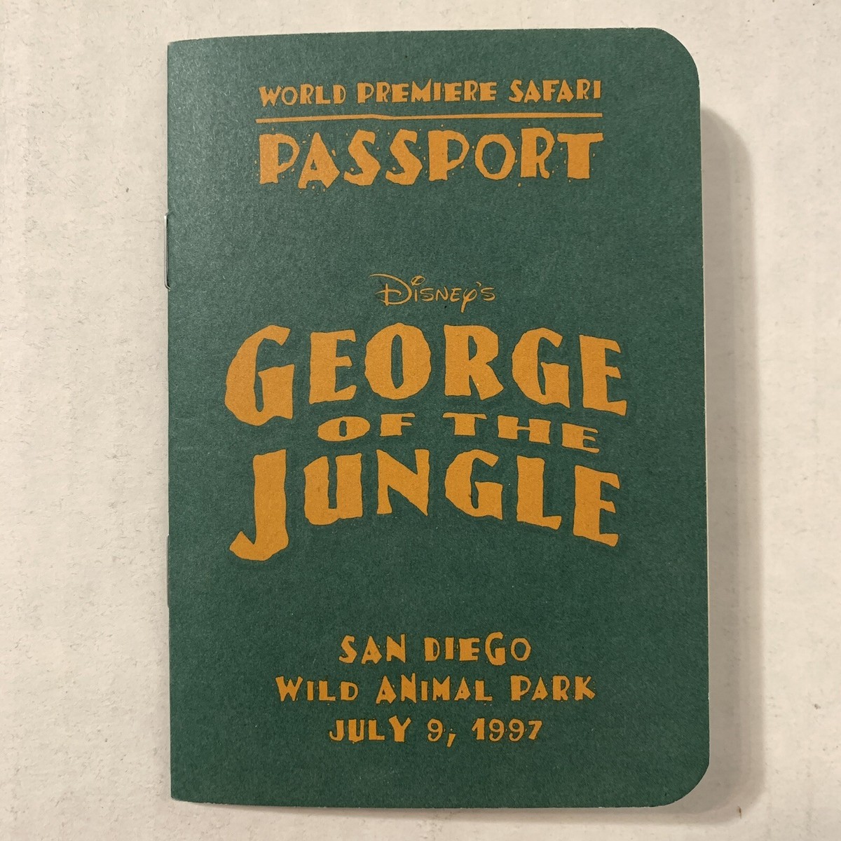 Disney George Of The Jungle World Premiere Safari Lot 1997 Brendan
