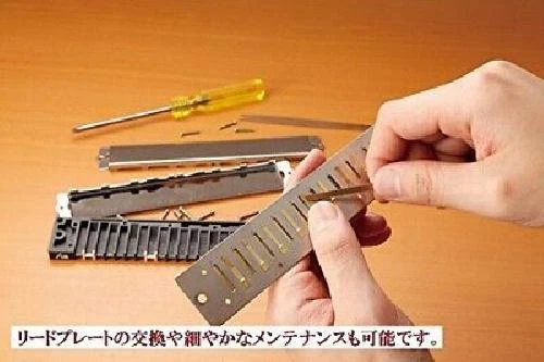 SUZUKI ‎SU-21 HUMMING HiD# Llave 21 agujeros Trémolo Armónica de Japón Foto 3 de 4