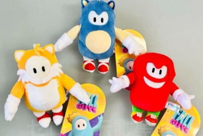 Fall Guysぬいぐるみ ソニックコラボVer. 全3種　4セット Fall Guys ぬいぐるみ ソニックコラボVer.｜プライズ・くじ・グッズ