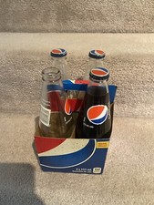 4 Pack Pepsi Cola 12oz Bottles 2014 Canada 3 Empty 1 Full