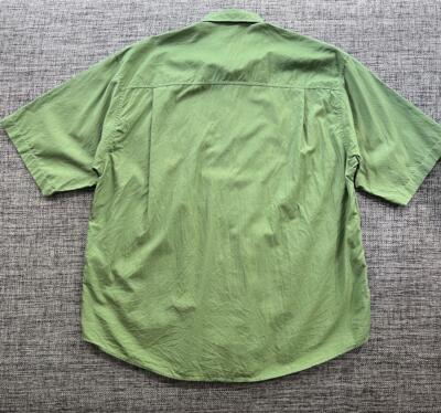 AURALEE Washed Finx Twill Big Half Sleeve Shirt Green 4 New AURALEE Washed Finx Twill Big Half Sleeve Shirt Green 4 New