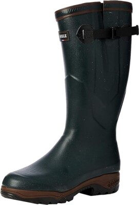 Aigle Parcours Iso Gummistiefel Größe 44 grün bronze Damen