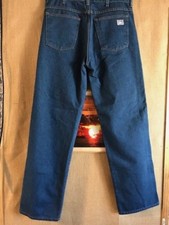 Tyndale Arc Rated Flame Resistant USA made men’s dark jeans size 34 x 33” zip fl