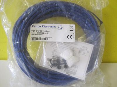 EXTRON VGA ISTP 50' 15-pin HD Male to 15-pin HD Mini High Resolution Install Kit