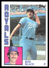 1984 Topps Bud Black #26 Kansas City Royals XX