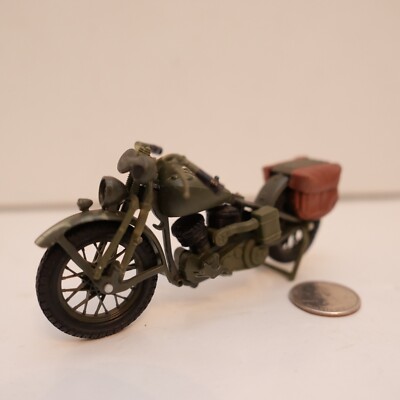 HARLEY DAVIDSON 1942 WLA FLAT HEAD MAISTO 1998 SER 5 MOTORCYCLE ARMY GREEN