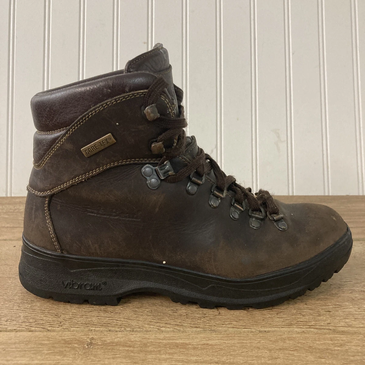 LL Bean Cresta Women s 8.5 M Brown Vibram Sole Gore Tex Leather