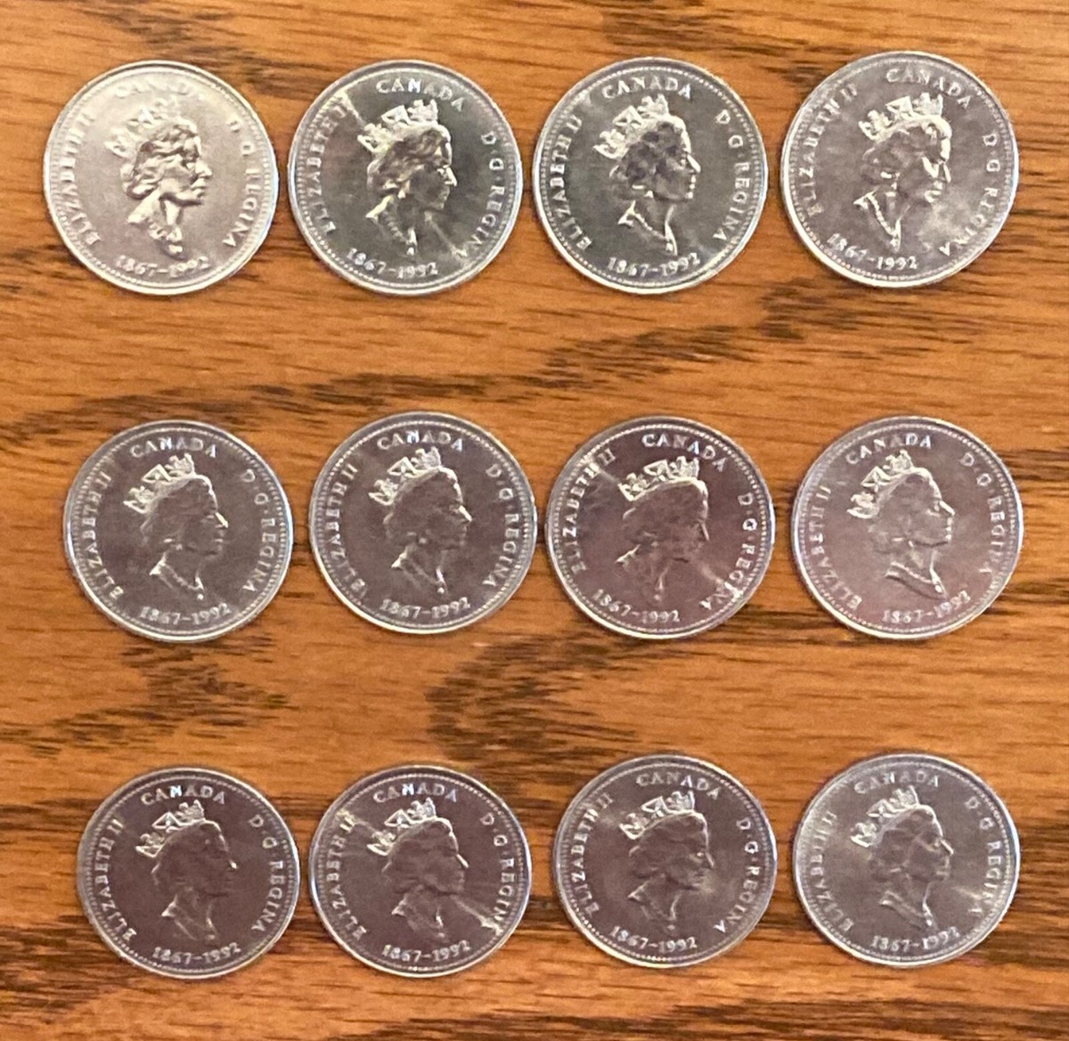 コニャ 🇨🇦 Canada quarter 25 cents coin 125th Anniversary British