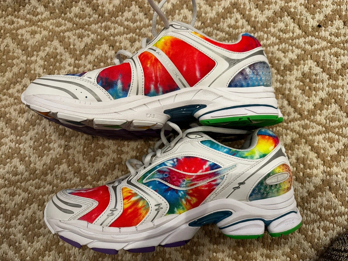 Saucony Progrid Triumph 4 Shoes White Tie Dye Size 10