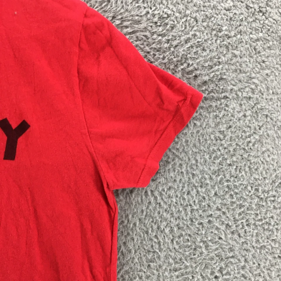 Angry Birds Graphic Print T-Shirt Womens XL Red Short Sleeve Crewneck Cotton - Image 3 of 4