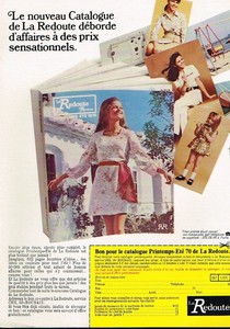 F Publicité Advertising 1970 Pret à Porter Vetement Catalogue La