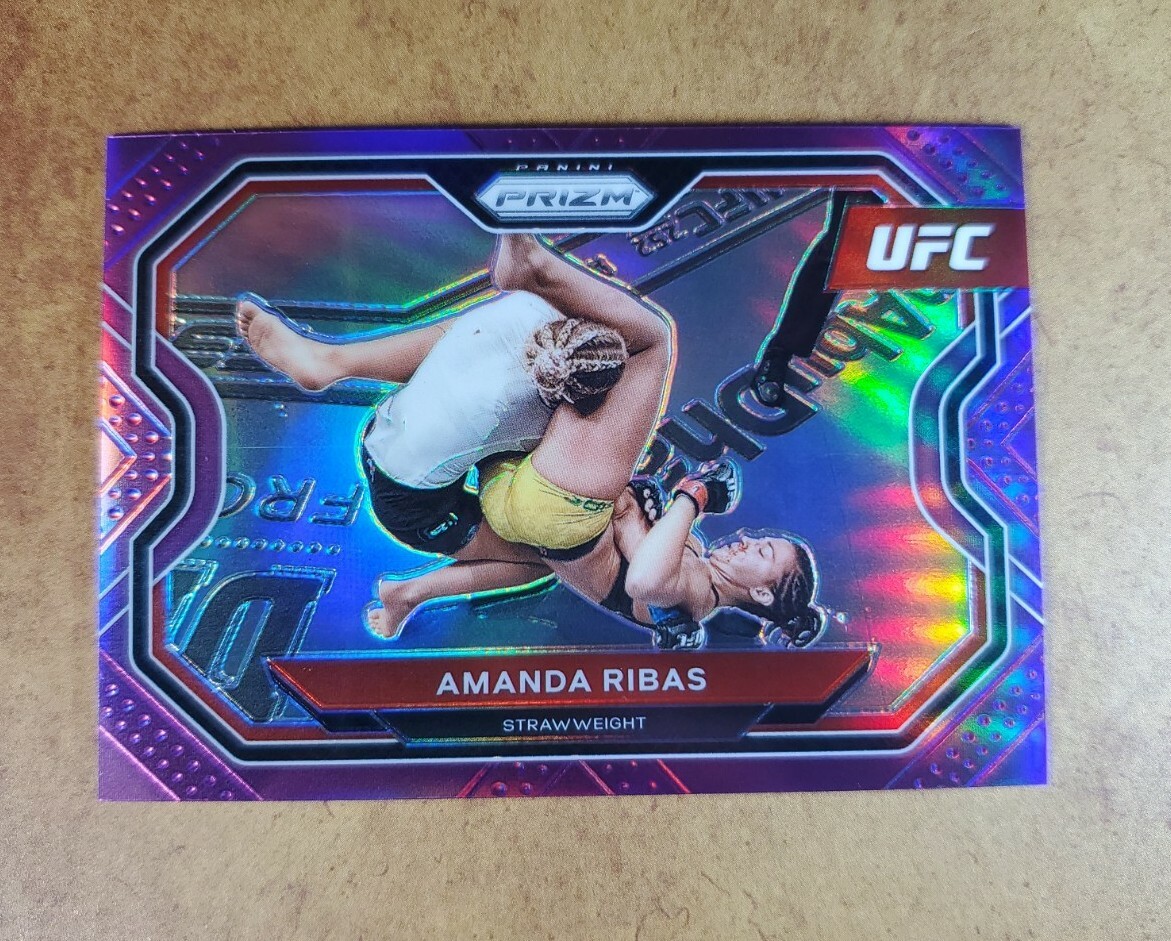 2021 PANINI PRIZM UFC  PURPLE # 79/149  AMANDA RIBAS 🔥🦊📈 NO. 162