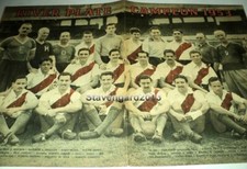 PÓSTER ORIGINAL RIVER PLATE CHAMPION 1953 - AMADEO CARRIZO - Revista El Gráfico