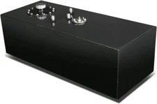 15 Gallons Aluminum Top-Feed Fuel Cell Gas Tank 30"L x 9"W x 12"H Black