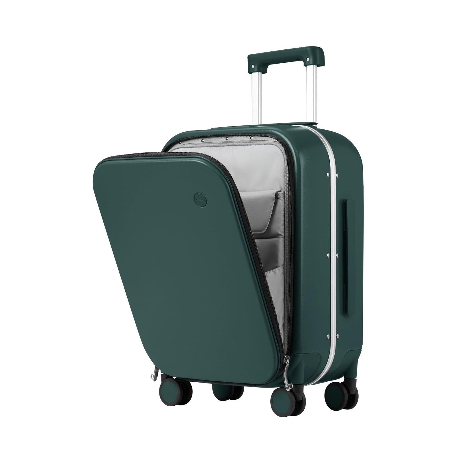 mixi Luggage Suitcase with Spinner Wheels, 24'' Checked Travel Luggage Alumin...