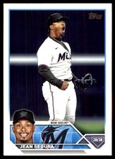 Jean Segura 2023 Topps #399 Miami Marlins MLB READ FREE SHIPPING AutographDen