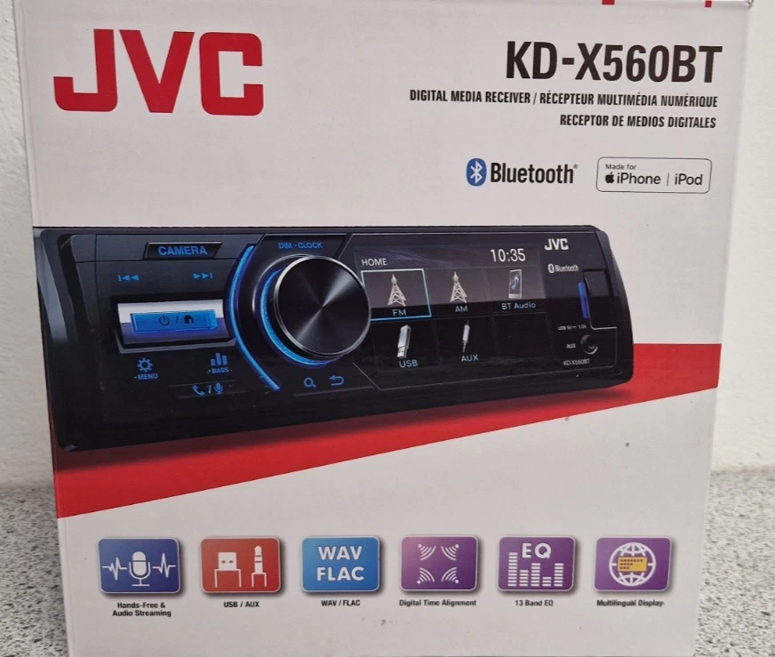 JVC KD-X560 BT Autoradio mit Bluetooth ( FSE + Rückf.Cam Optional ) - Bild 4 von 4
