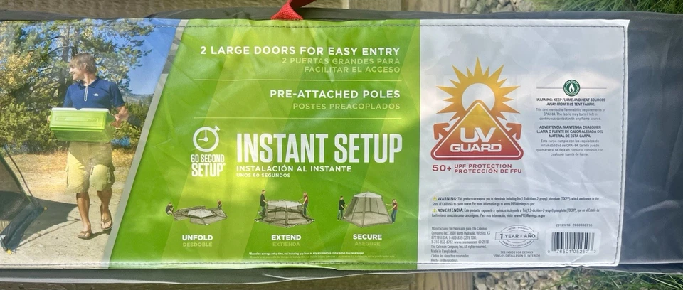 Casa de pantalla instantánea Coleman 15’ X 13’ - Color musgo/verde - Recogida local solo OH Foto 3 de 4