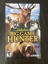 PlayStation 2 PS2 Manual Only Cabelas Big Game Hunter