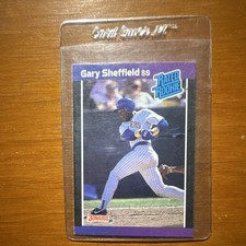 Donruss 1989 Gary Sheffield #31 Brewers Baseball Rated Rookie *Denotes*