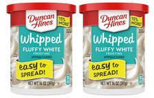 Duncan Hines Frosting Whipped Fluffy White 2 Pack