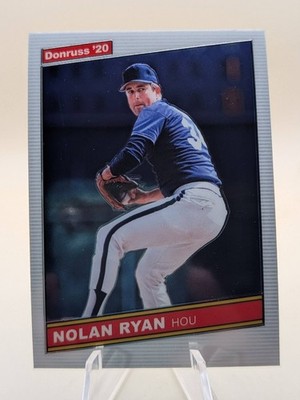 2020 Donruss Optic Baseball Nolan Ryan 1986 Retro insert card #R86-6 Astros HOF