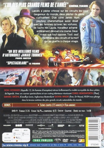 Rush (DVD) Chris Hemsworth Daniel Brühl Olivia Wilde Alexandra Maria Lara - 第 2/10 張圖片