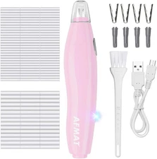 AFMAT Electric Eraser, with 140 Eraser Refills, Rechargeable Pencil Erasers for 