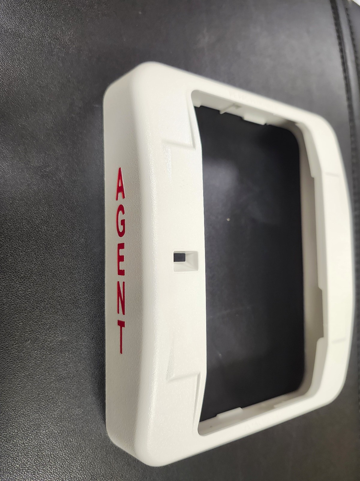 Gentex "AGENT" Bezel for the Commander 3 units, White.