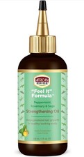 African Pride Feel It Formula Strengthening Oil . Hair oil Peppermint &Rosemary