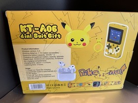 KT-A06 Pok&eacute;mon Pikachu 4-in-1 Suit Gift Set Handheld Game Watch TWS Case