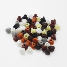White 13mm Diameter Finishing Screw Hole Plug CAP Pkg of 100pc