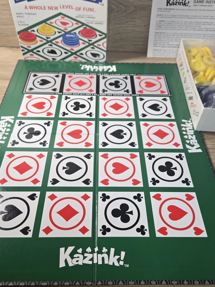 Kazink COMPLETE Jax 2004 Educational Cards Chips Strategy Family Sequence - Image 4 of 4