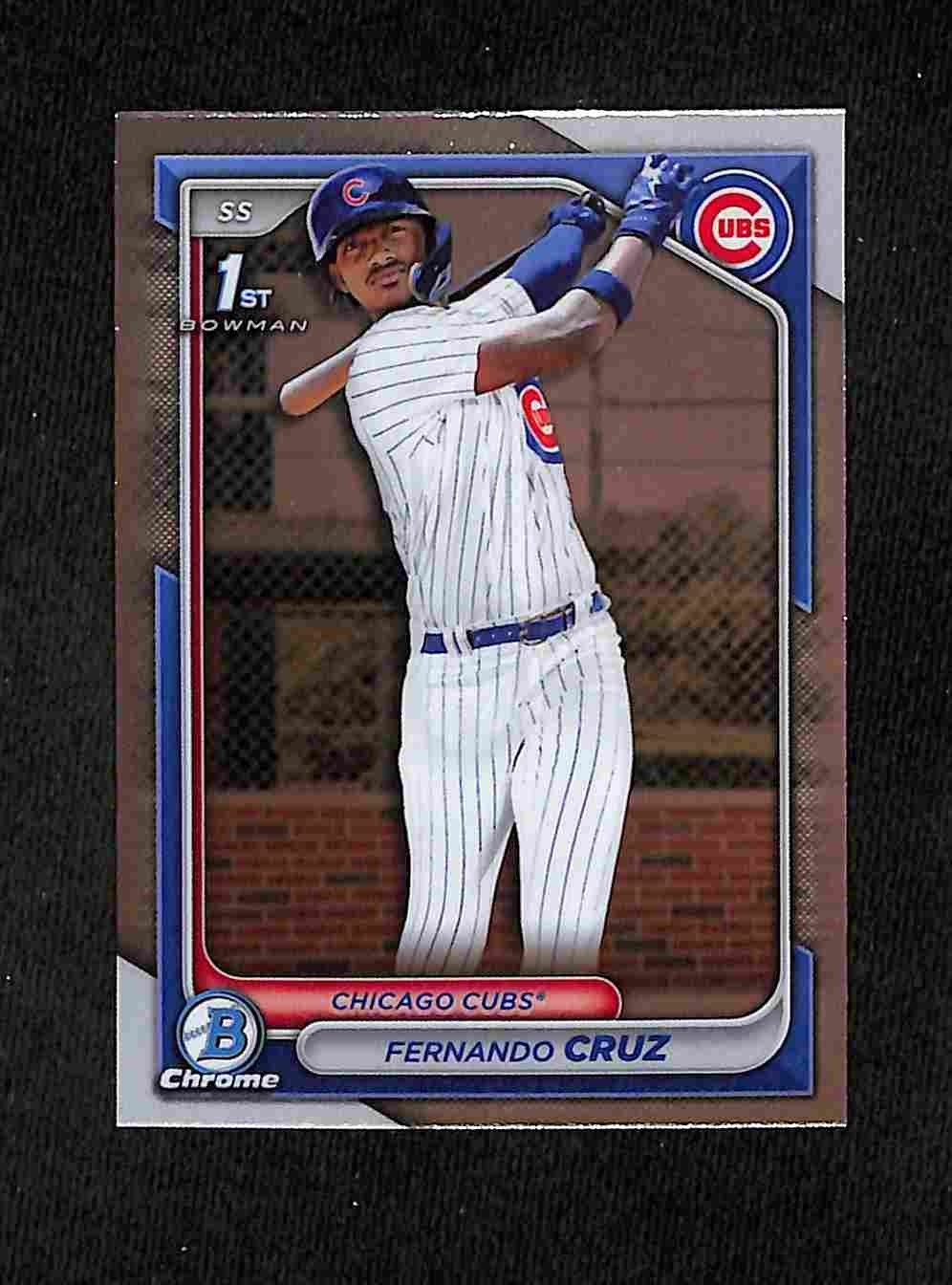 2024 Bowman Chrome - Prospects Fernando Cruz #BCP-197 (RC) Cubs