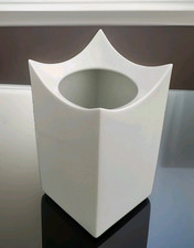 Rosenthal Germany Blumenvase Vase Roof Weiß Höhe 20 cm / Ø  10 x 10 cm