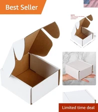 Durable Recyclable Small Item Mailers - 4" x 4" x 2" - Perfect for Fragile Goods