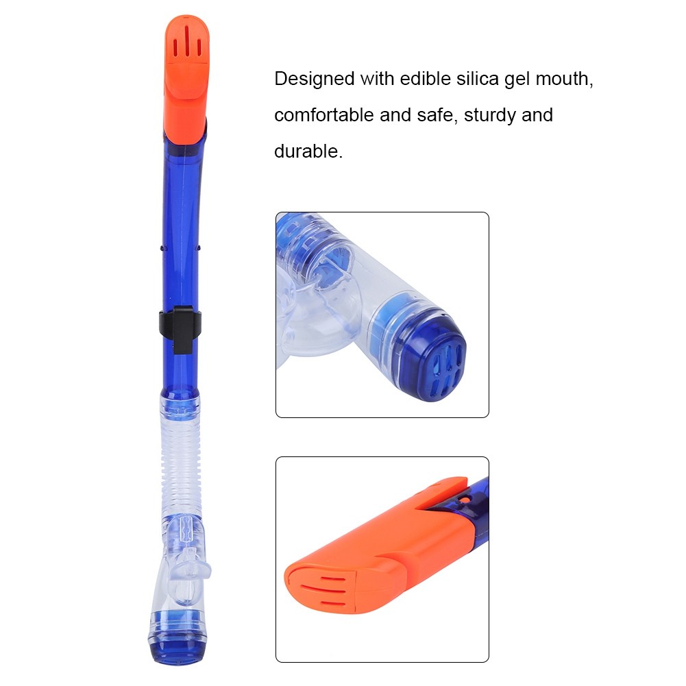 :Half Dry Swim Snorkel Breathing Tube For Diving Swimming Training Equipment