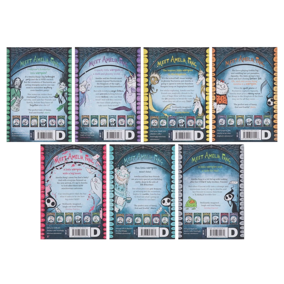Amelia Fang Series by Laura Ellen Anderson 7 Books Collection Set - Ages7-10-PB - Image 3 of 4