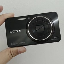 Sony Cyber-Shot DSC-W570 Black 5x Zoom 16.1MP w/Battery Charger Tested 90 new