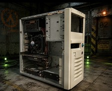 PC Computer Gehäuse Case Retro Vintage Gamin...