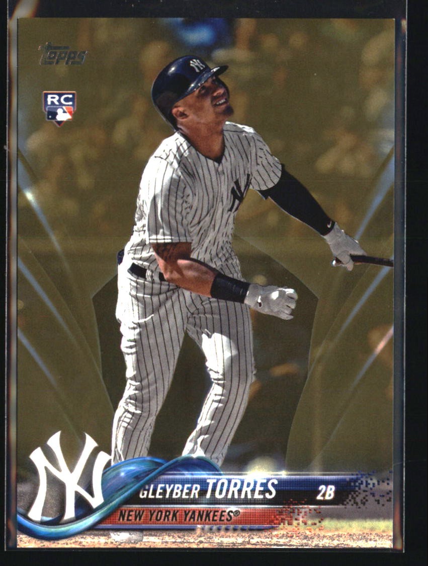 2018 Topps Update #US200 Gleyber Torres Gold #/2018
