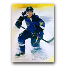 Vladimir Tarasenko Art Card Limited 22/25 Edward Vela Signed (St. Louis Blues)