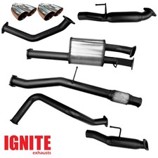 3.5"-3" Cat Back Exhaust For Silverado 1500 6.2L V8 Hotdog Chrome Tips