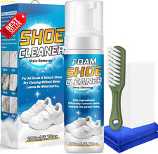 Shoe Cleaner Kit Deep Cleaning Sneaker Cleaner 6.76Oz Brush Towel - US