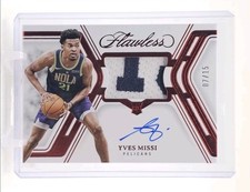 YVES MISSI 2024-25 FLAWLESS RPA ROOKIE PATCH AUTOGRAPH RUBY RC AUTO /15 